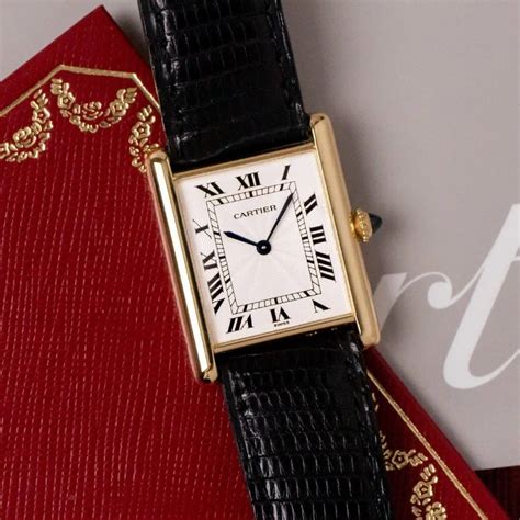 plain cartier watch|vintage cartier watches.